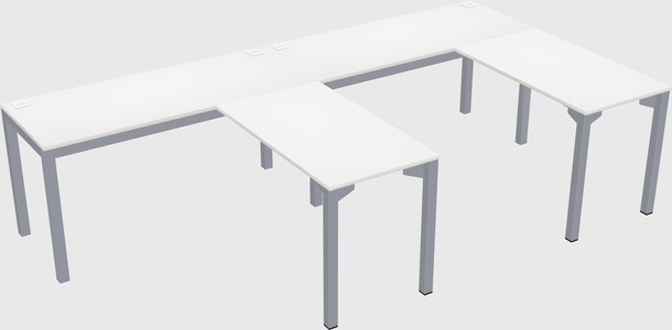 L-shaped desk