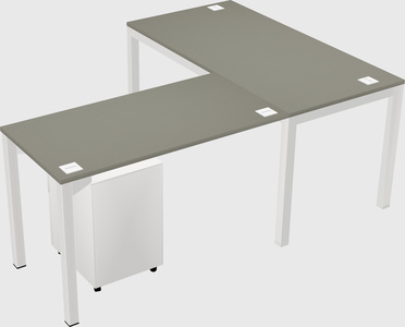 L-shaped desk