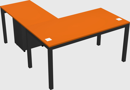 L-shaped desk