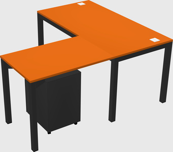 L-shaped desk
