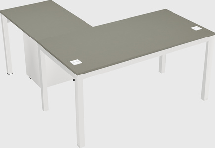 L-shaped desk