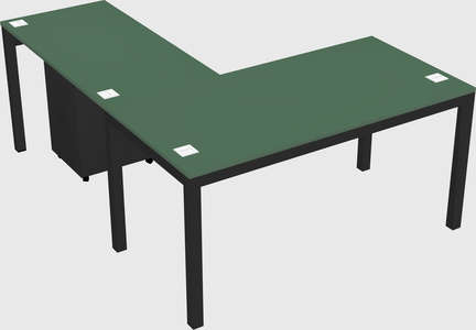 L-shaped desk