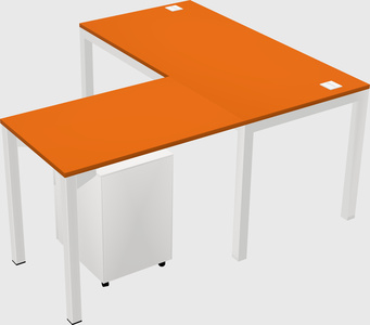 L-shaped desk