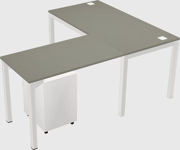 L-shaped desk