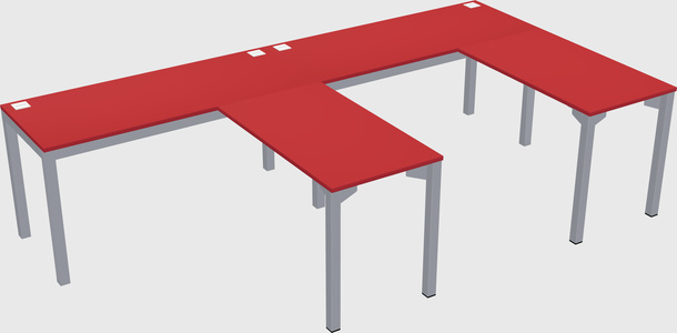 L-shaped desk
