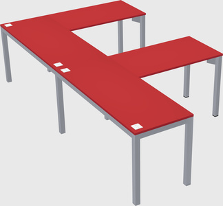 L-shaped desk