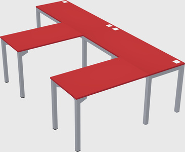 L-shaped desk