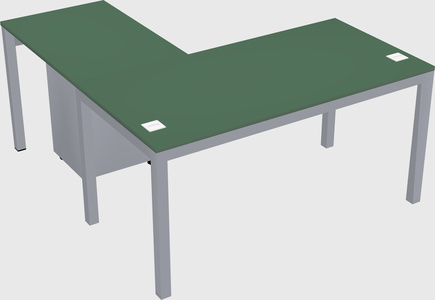 L-shaped desk