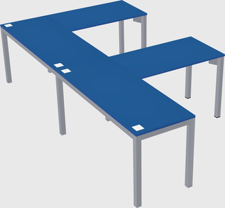 L-shaped desk