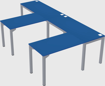 L-shaped desk