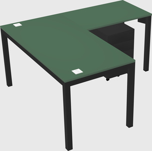L-shaped desk
