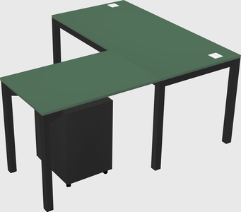 L-shaped desk