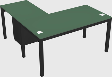L-shaped desk