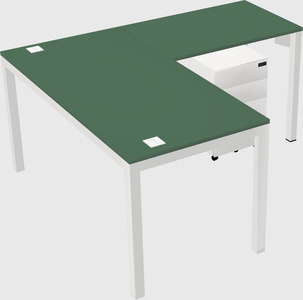 L-shaped desk