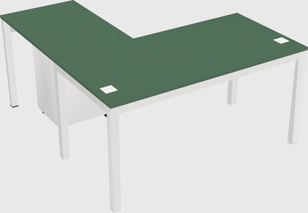 L-shaped desk
