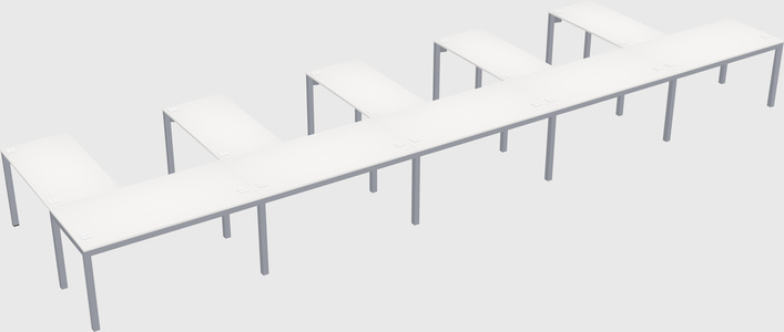 L-shaped desk
