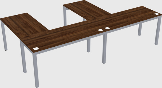 L-shaped desk