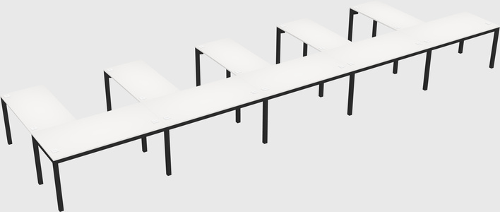 L-shaped desk