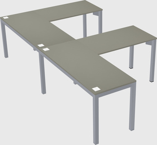 L-shaped desk