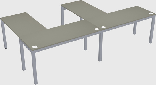 L-shaped desk