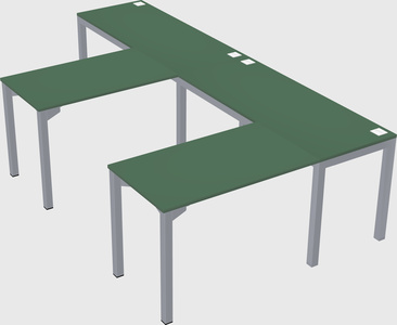 L-shaped desk