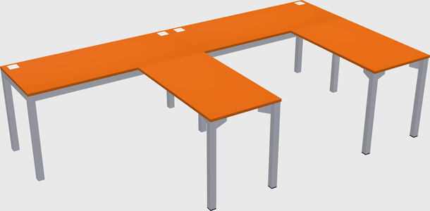 L-shaped desk