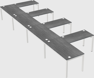 L-shaped desk