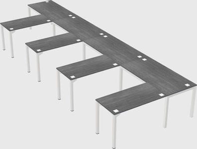 L-shaped desk