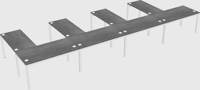 L-shaped desk