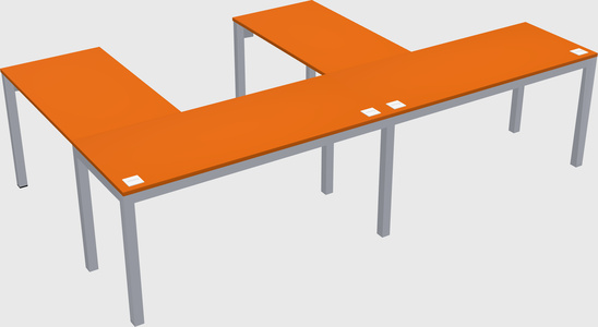 L-shaped desk
