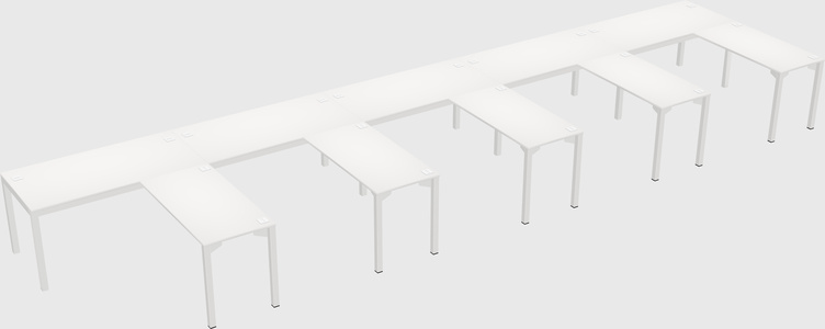 L-shaped desk