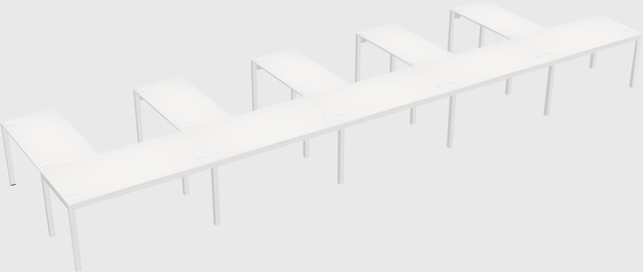 L-shaped desk