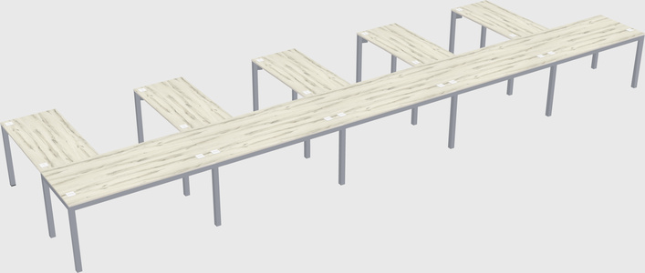 L-shaped desk