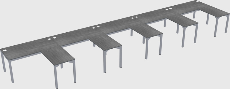 L-shaped desk