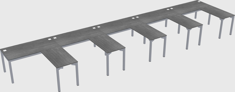L-shaped desk