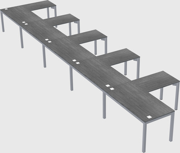 L-shaped desk