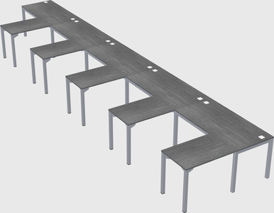 L-shaped desk