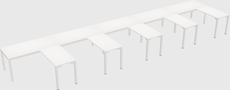L-shaped desk