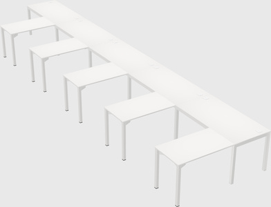 L-shaped desk