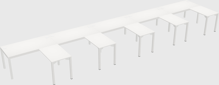 L-shaped desk