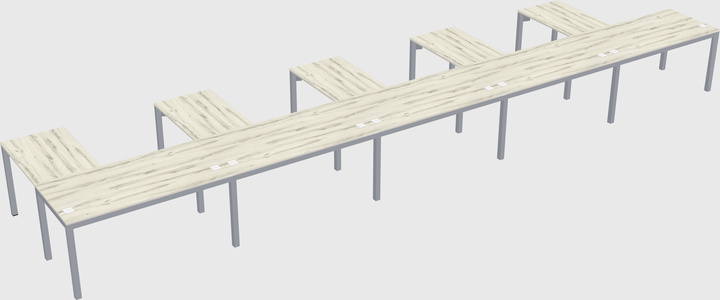 L-shaped desk