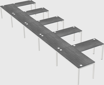 L-shaped desk