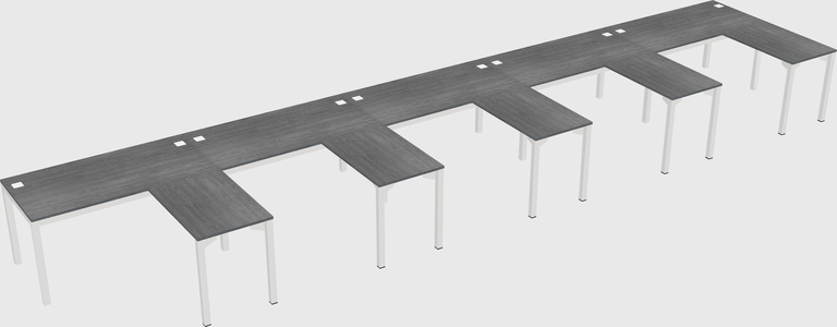 L-shaped desk
