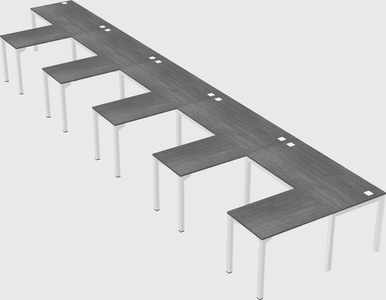 L-shaped desk
