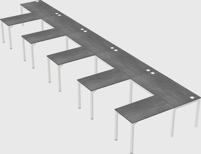 L-shaped desk