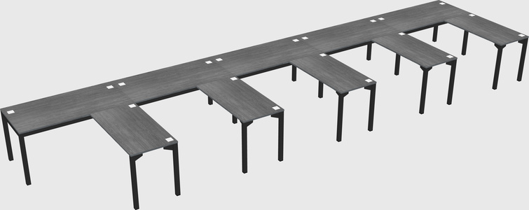L-shaped desk