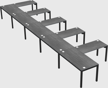 L-shaped desk