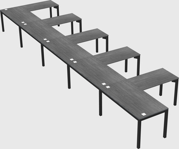 L-shaped desk