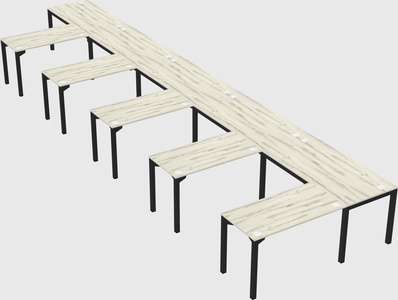 L-shaped desk