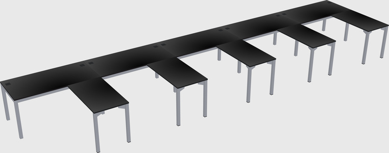 L-shaped desk